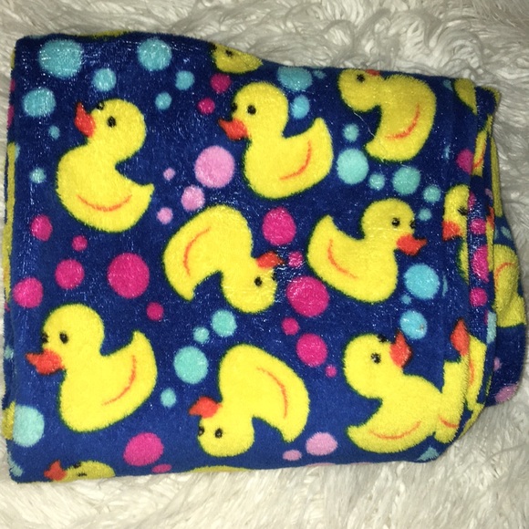 🔥Soft and fuzzy rubber ducky pajama bottoms with drawstring - Picture 2 of 2